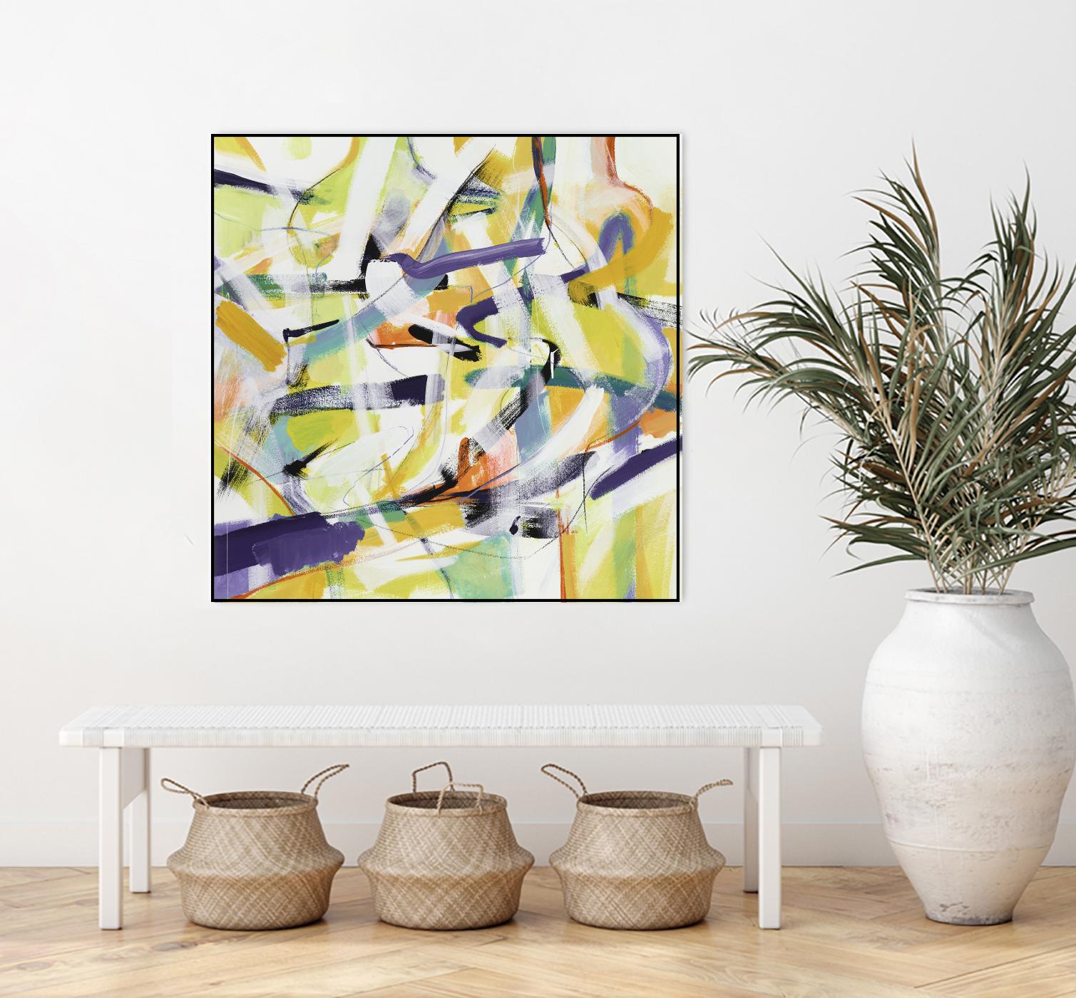 Here and There 4 - Recolor by Akiko Hiromoto on GIANT ART - purple abstract