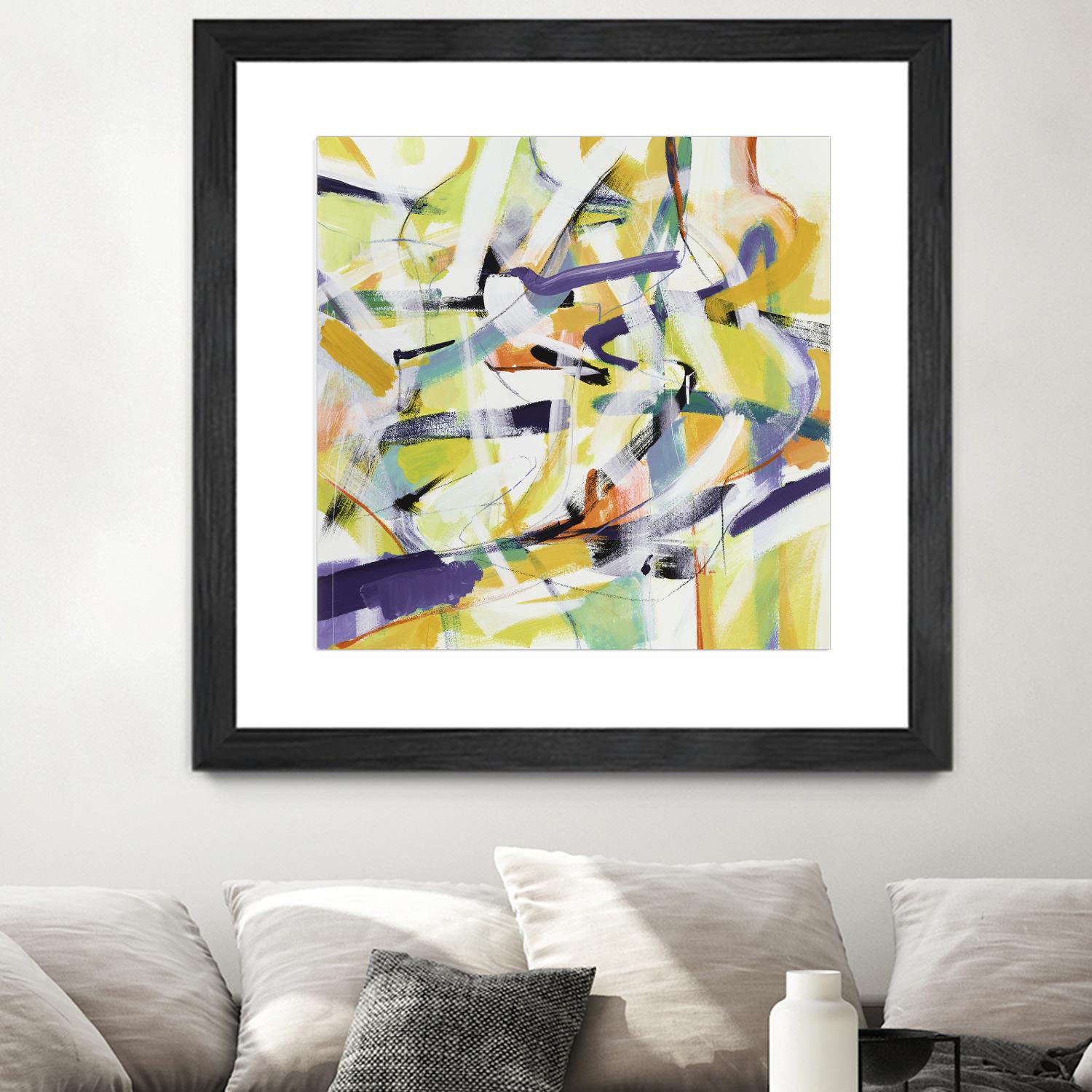 Here and There 4 - Recolor by Akiko Hiromoto on GIANT ART - purple abstract