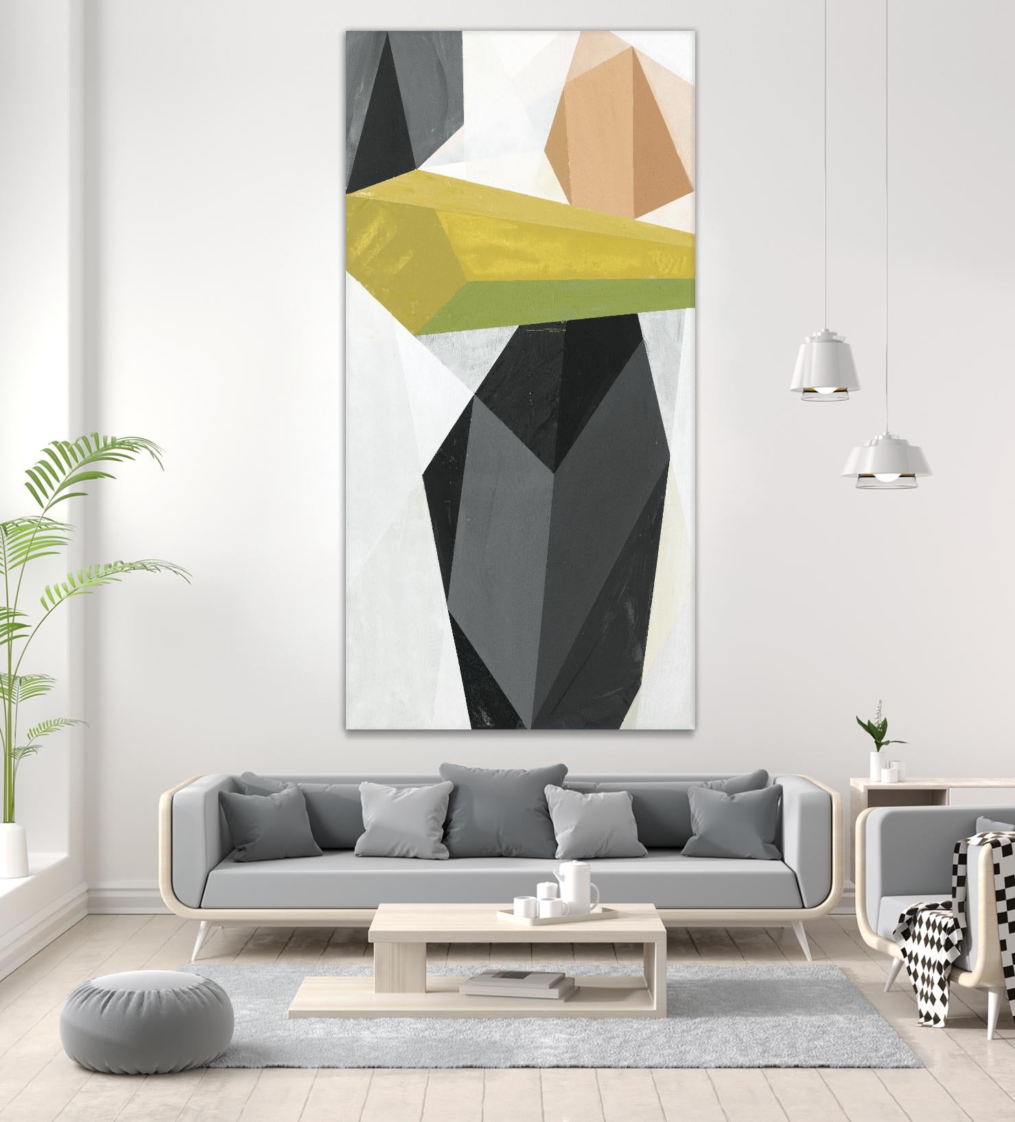 Glass Vase 2 - Recolor by Akiko Hiromoto on GIANT ART - yellow abstract