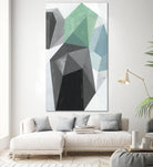 Glass Vase 1 - Recolor by Akiko Hiromoto on GIANT ART - blue abstract