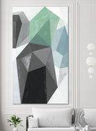 Glass Vase 1 - Recolor by Akiko Hiromoto on GIANT ART - blue abstract