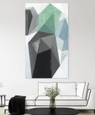 Glass Vase 1 - Recolor by Akiko Hiromoto on GIANT ART - blue abstract