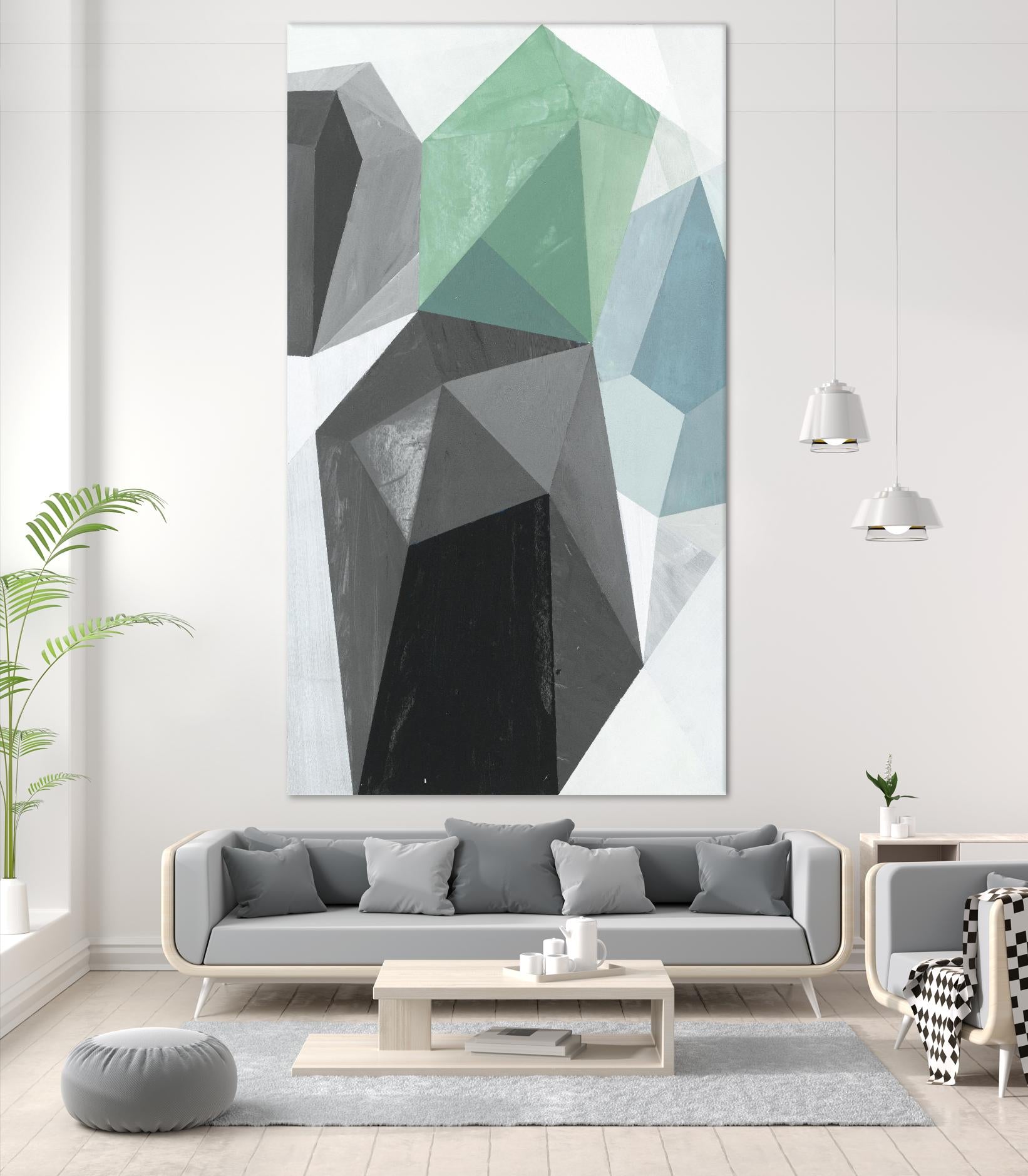 Glass Vase 1 - Recolor by Akiko Hiromoto on GIANT ART - blue abstract