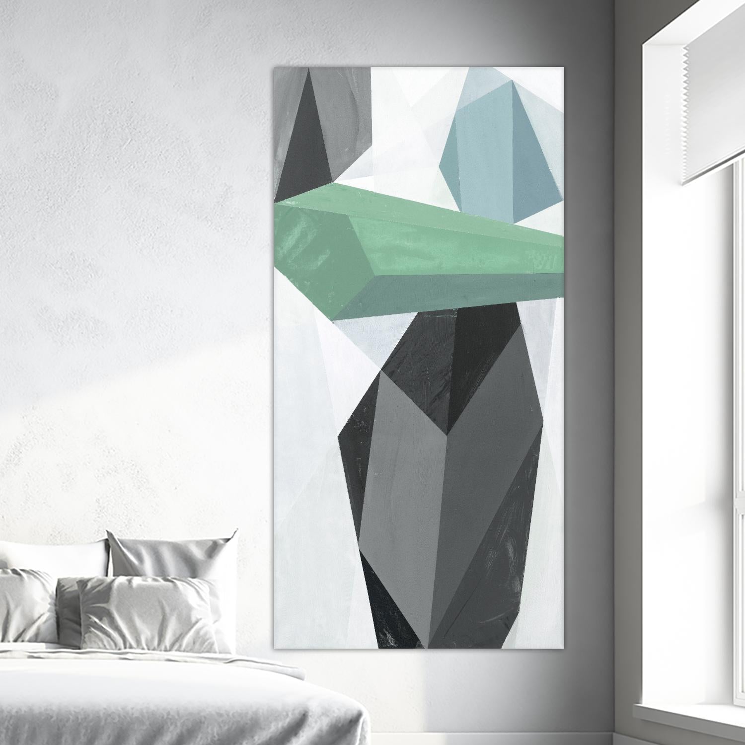 Glass Vase 2 - Recolor by Akiko Hiromoto on GIANT ART - grey abstract