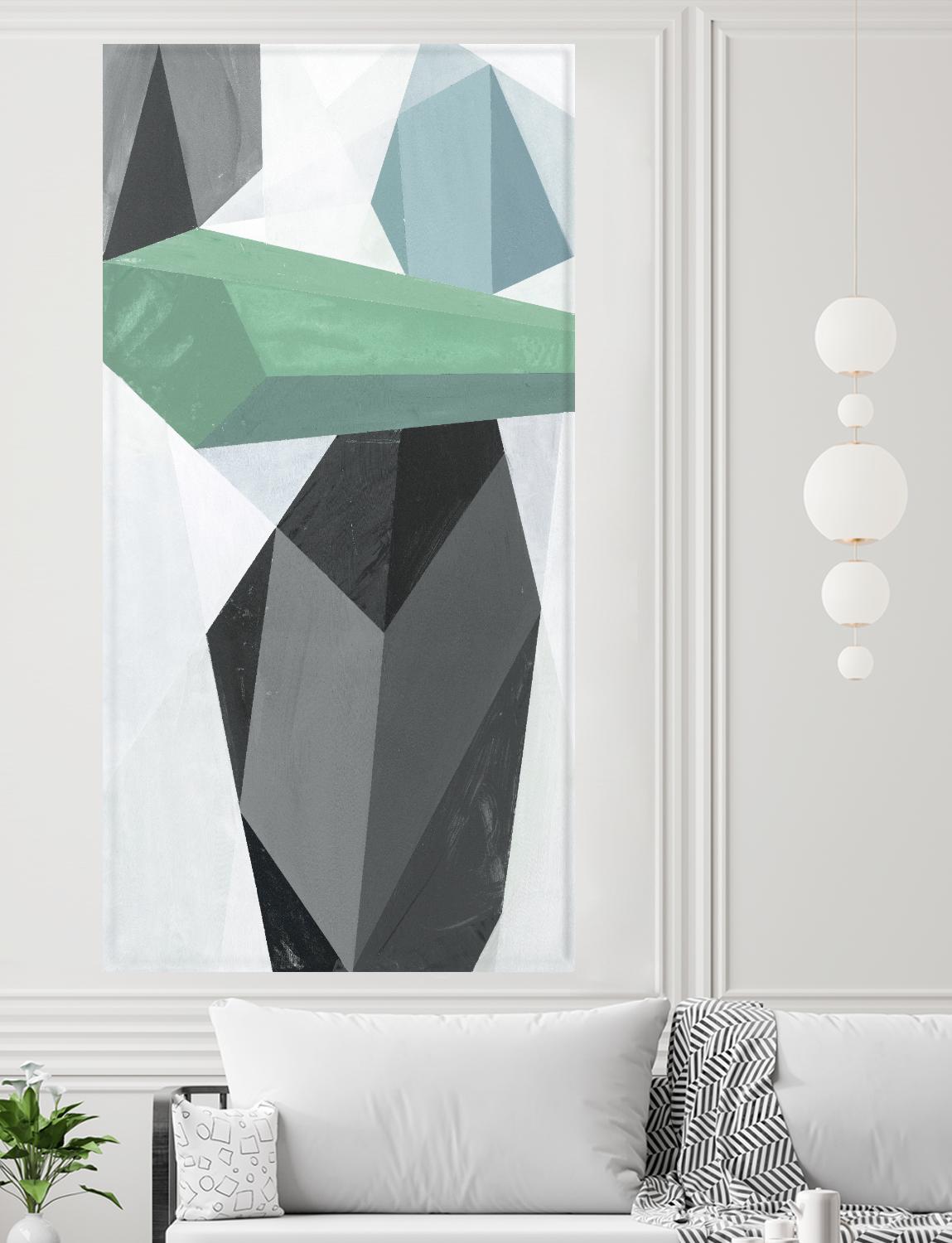 Glass Vase 2 - Recolor by Akiko Hiromoto on GIANT ART - grey abstract
