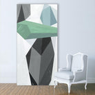 Glass Vase 2 - Recolor by Akiko Hiromoto on GIANT ART - grey abstract