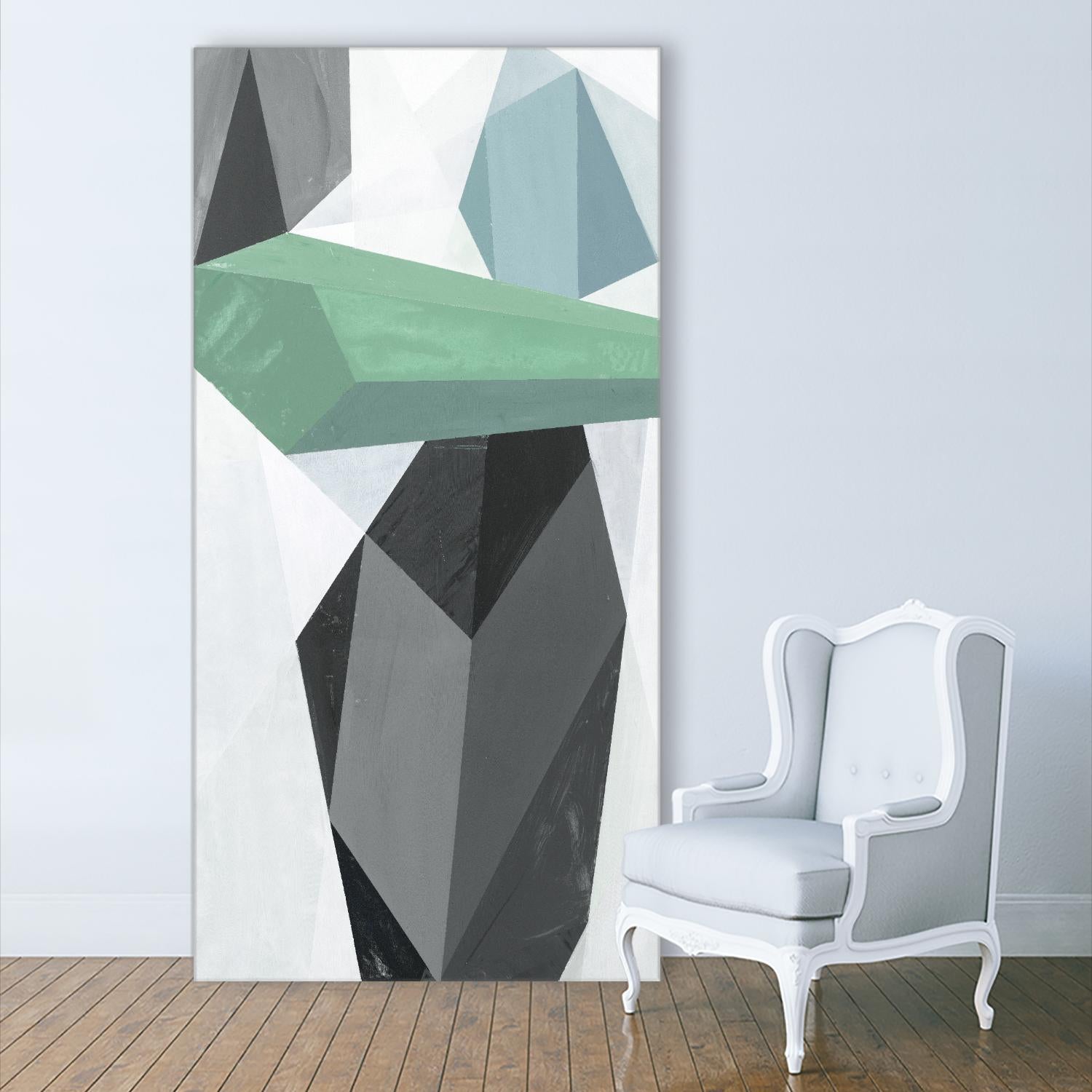 Glass Vase 2 - Recolor by Akiko Hiromoto on GIANT ART - grey abstract