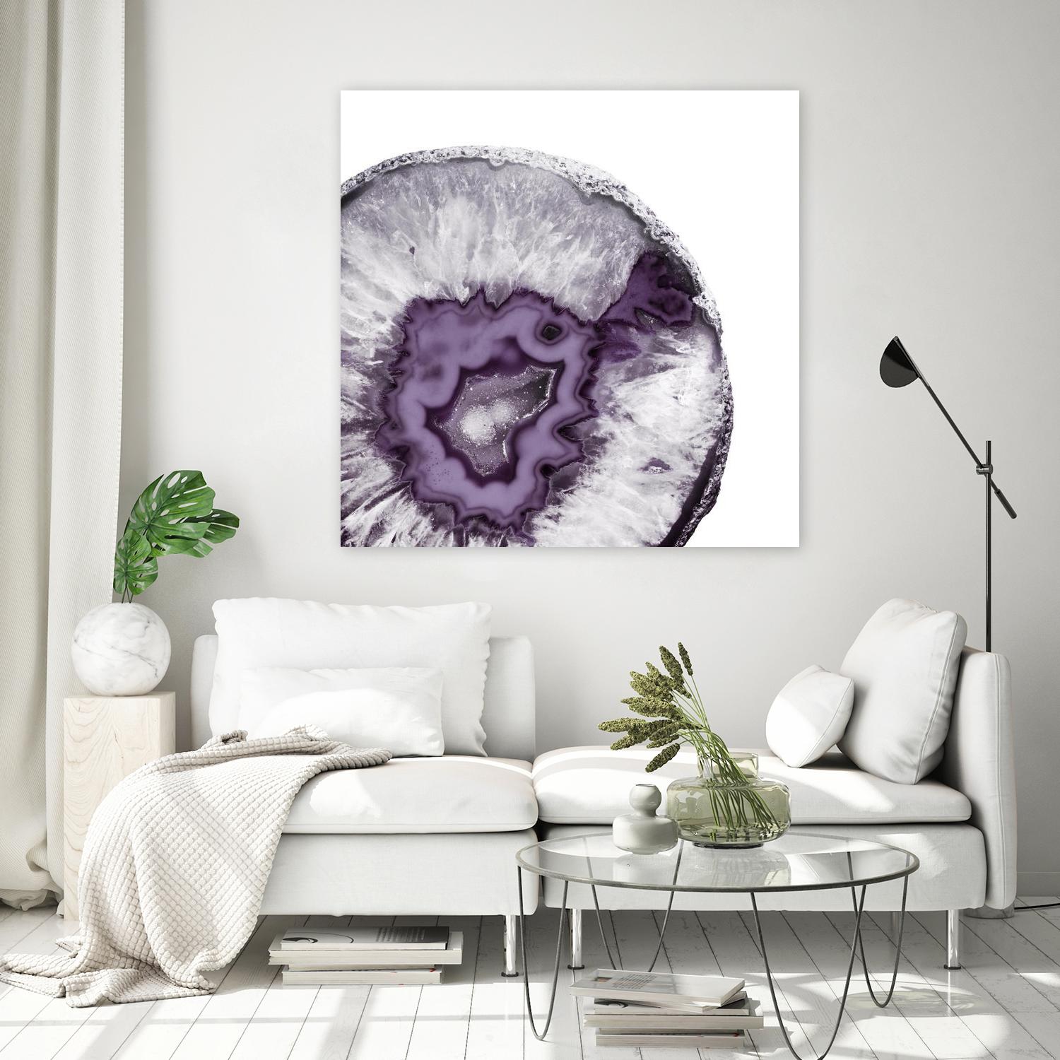 Plum Agate B by THE Studio on GIANT ART - white abstract