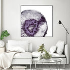 Plum Agate B by THE Studio on GIANT ART - white abstract