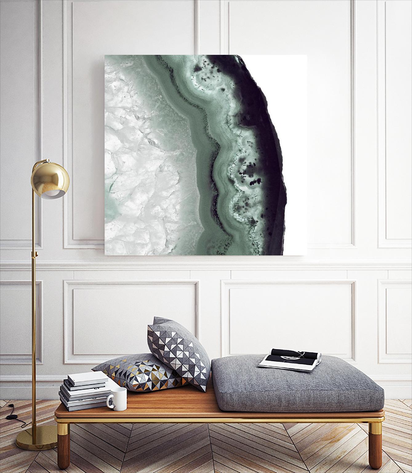 Sage Agate B by THE Studio on GIANT ART - white photography