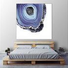 Indigo Agate C by THE Studio on GIANT ART - white abstract