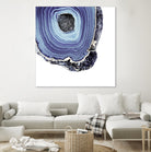 Indigo Agate C by THE Studio on GIANT ART - white abstract