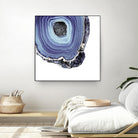 Indigo Agate C by THE Studio on GIANT ART - white abstract