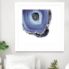 Indigo Agate C by THE Studio on GIANT ART - white abstract