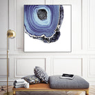 Indigo Agate C by THE Studio on GIANT ART - white abstract