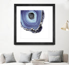 Indigo Agate C by THE Studio on GIANT ART - white abstract