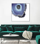 Indigo Agate C by THE Studio on GIANT ART - white abstract