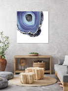 Indigo Agate C by THE Studio on GIANT ART - white abstract
