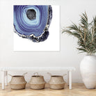 Indigo Agate C by THE Studio on GIANT ART - white abstract