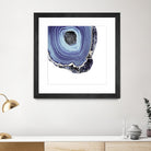 Indigo Agate C by THE Studio on GIANT ART - white abstract