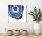 Indigo Agate C by THE Studio on GIANT ART - white abstract