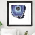 Indigo Agate C by THE Studio on GIANT ART - white abstract