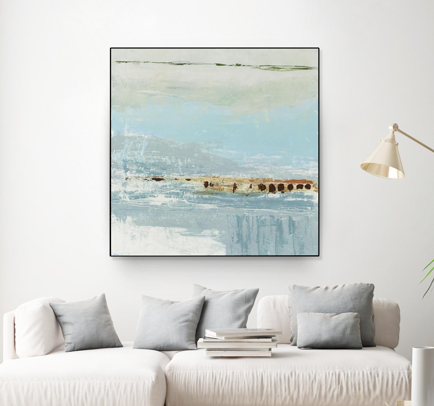 Echo 4 by KG Studio on GIANT ART - blue abstracts beach