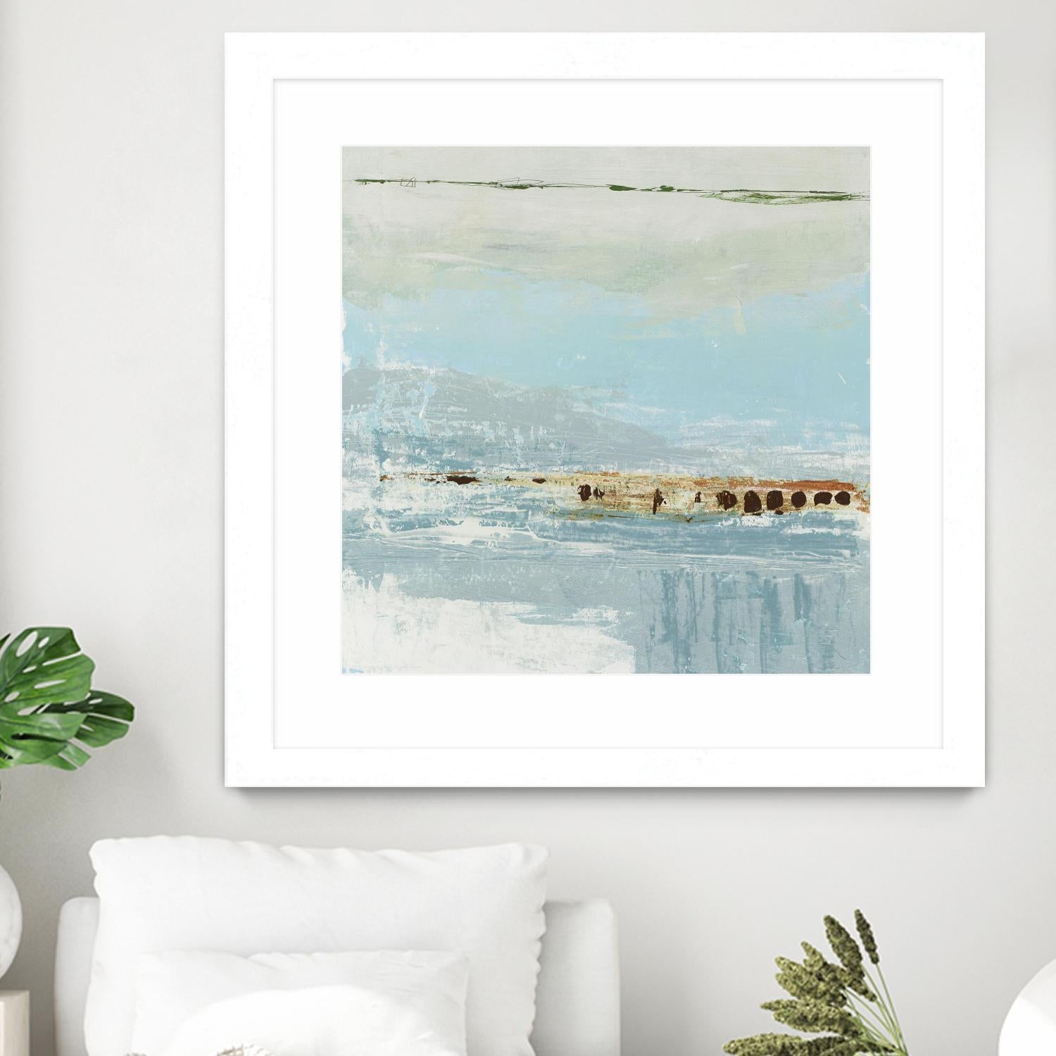 Echo 4 by KG Studio on GIANT ART - blue abstracts beach