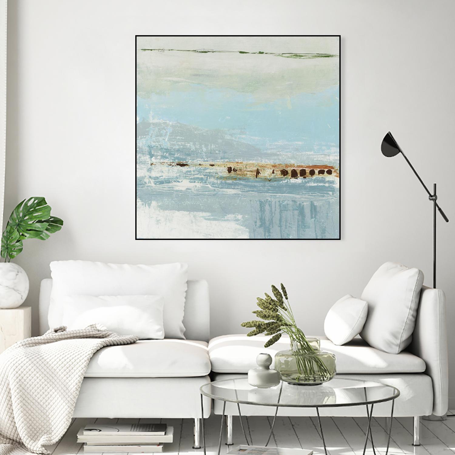 Echo 4 by KG Studio on GIANT ART - blue abstracts beach