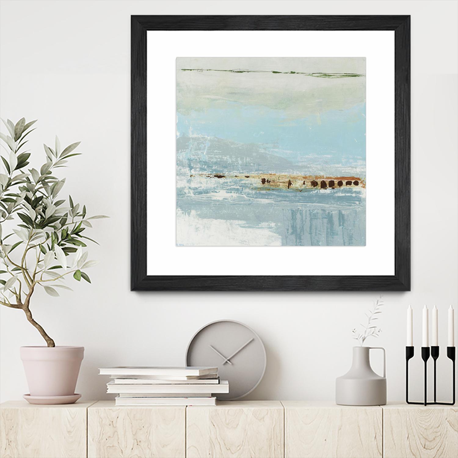 Echo 4 by KG Studio on GIANT ART - blue abstracts beach