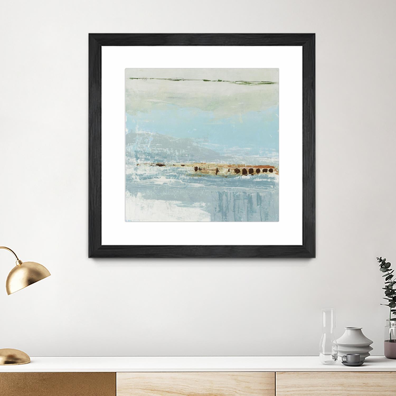 Echo 4 by KG Studio on GIANT ART - blue abstracts beach