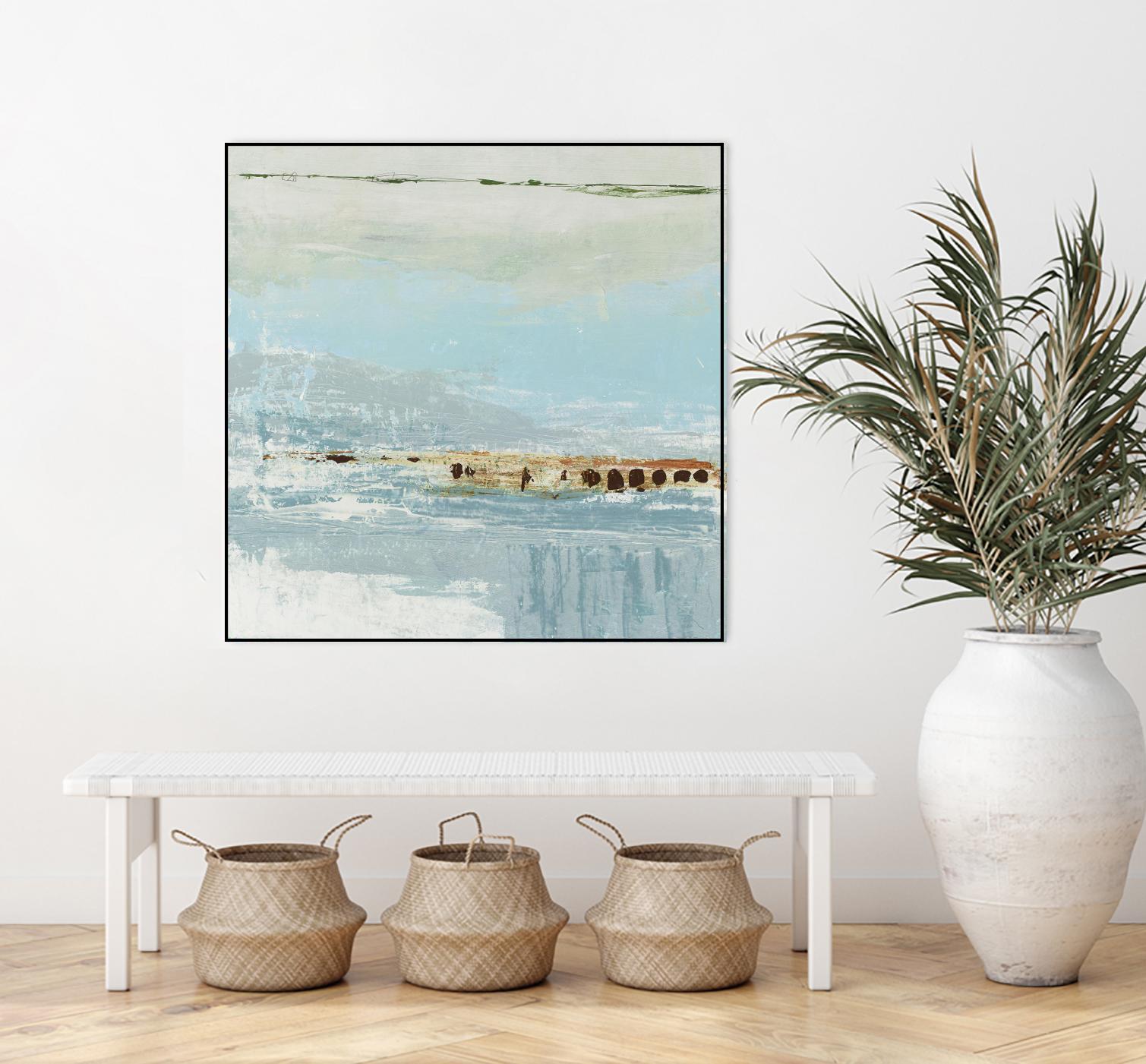 Echo 4 by KG Studio on GIANT ART - blue abstracts beach