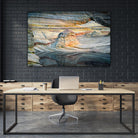 Coyotte Bluffs 1 by Robert Hansen on GIANT ART - grey landscape