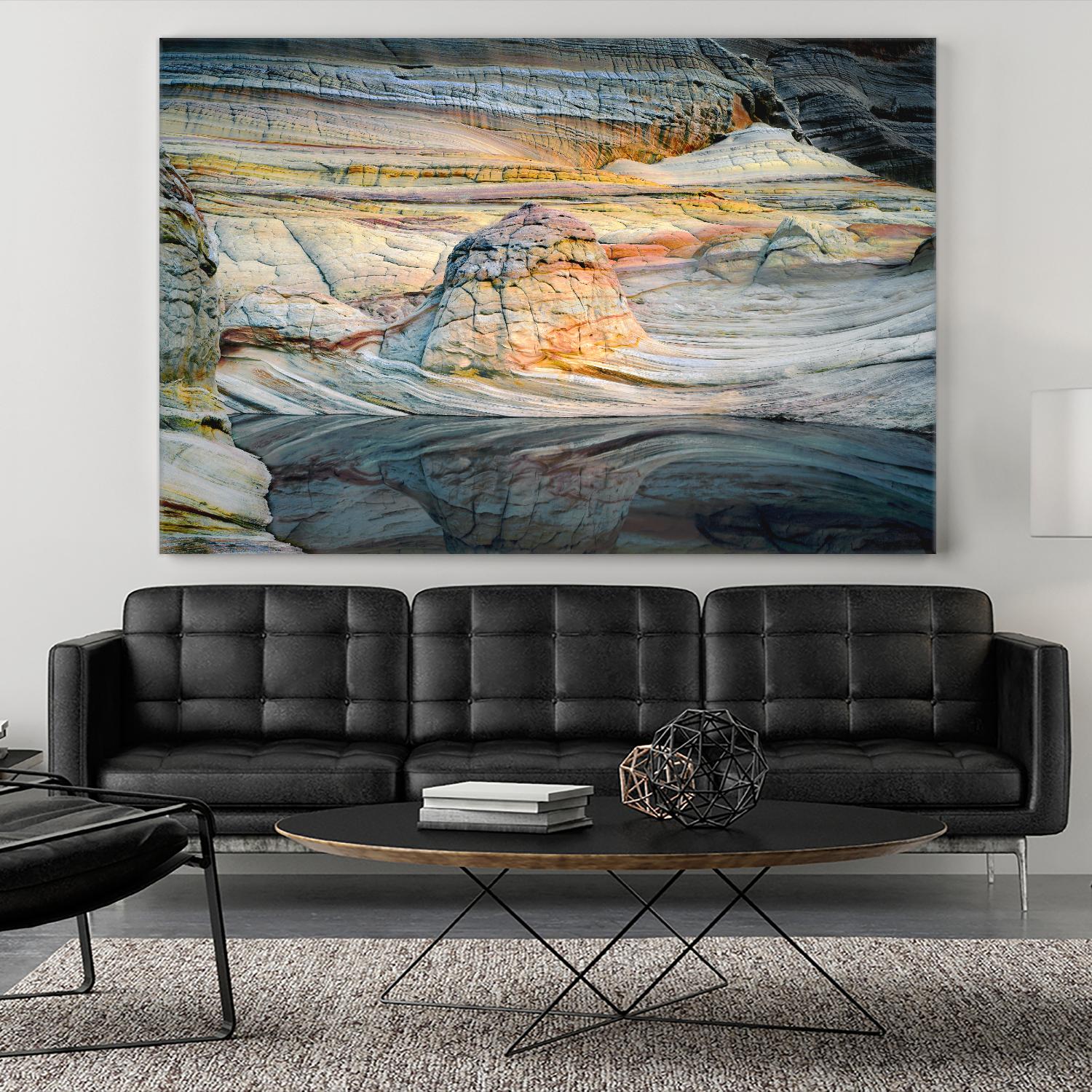 Coyotte Bluffs 1 by Robert Hansen on GIANT ART - grey landscape