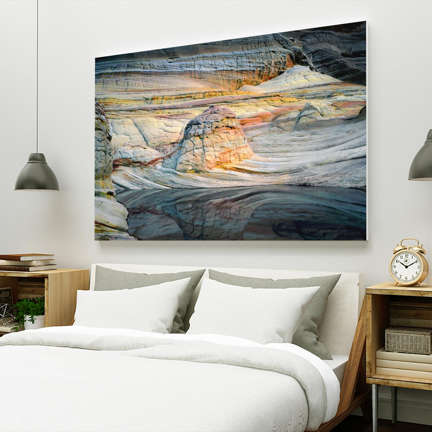 Coyotte Bluffs 1 by Robert Hansen on GIANT ART - grey landscape