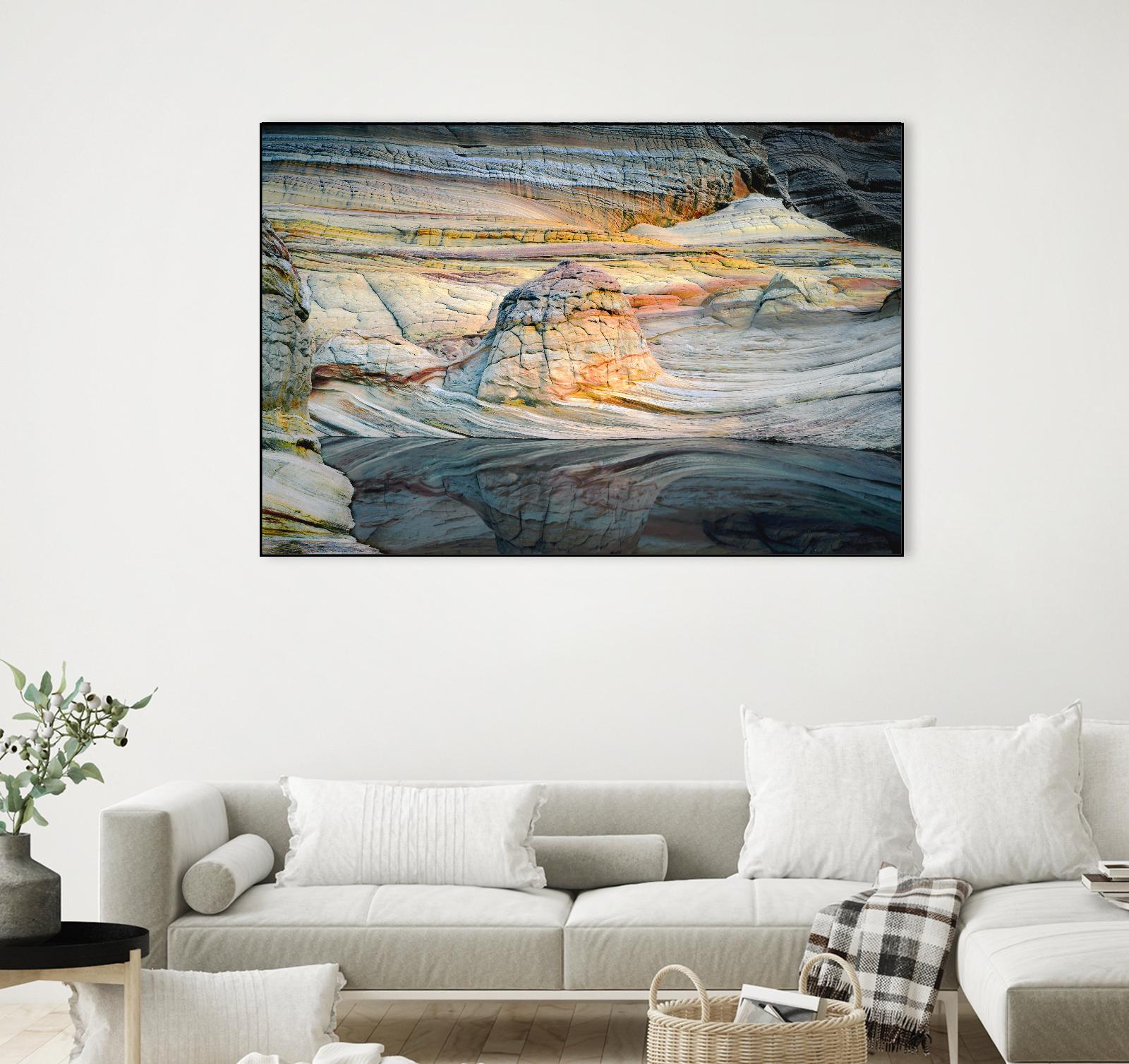 Coyotte Bluffs 1 by Robert Hansen on GIANT ART - grey landscape