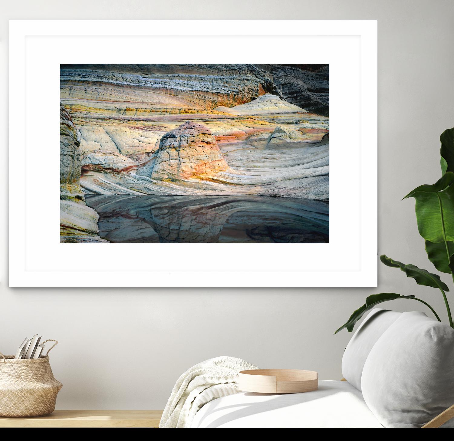 Coyotte Bluffs 1 by Robert Hansen on GIANT ART - orange landscape