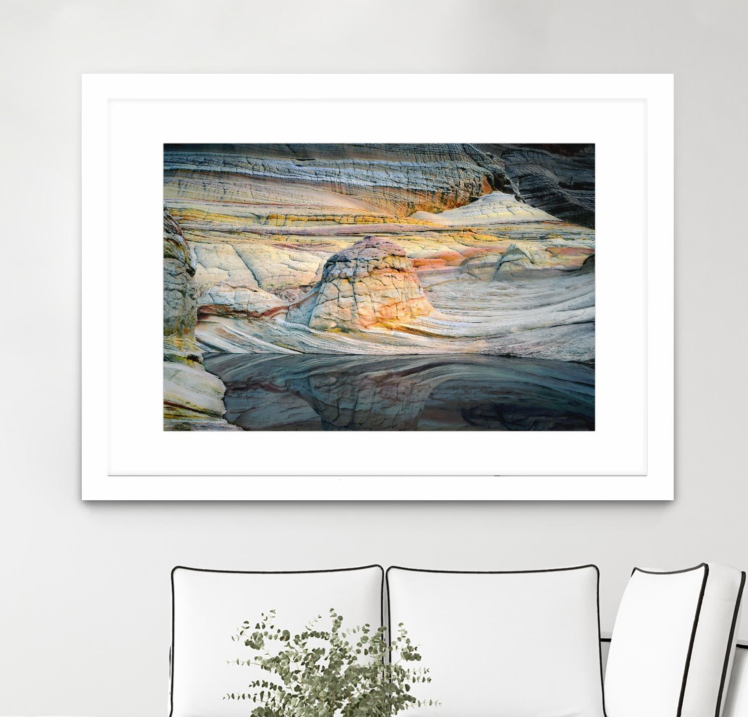 Coyotte Bluffs 1 by Robert Hansen on GIANT ART - orange landscape