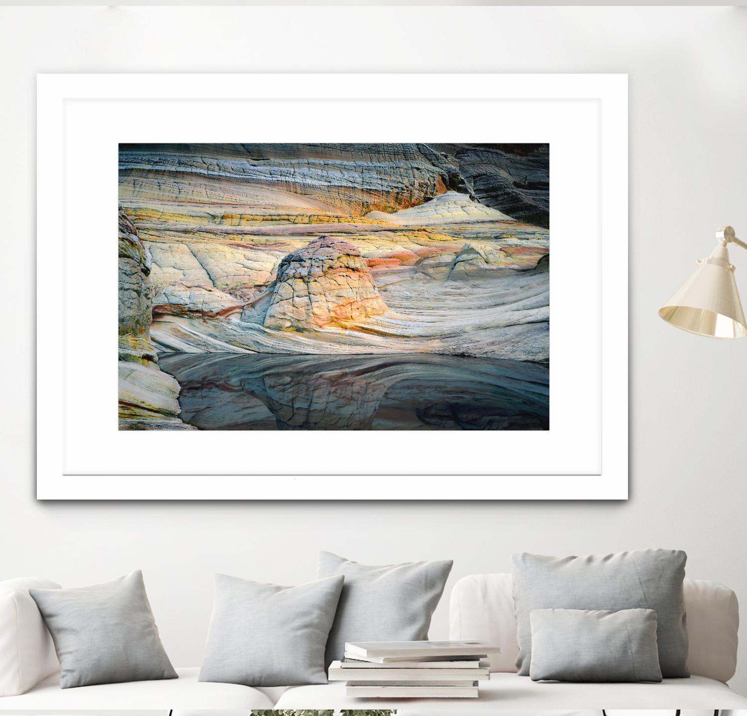 Coyotte Bluffs 1 by Robert Hansen on GIANT ART - orange landscape