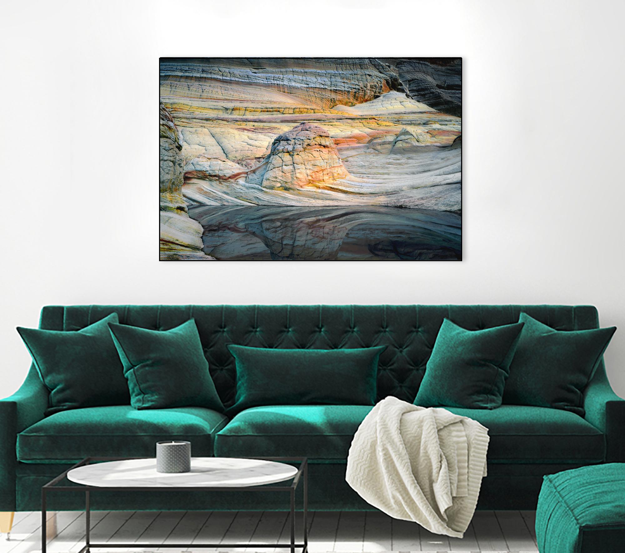 Coyotte Bluffs 1 by Robert Hansen on GIANT ART - grey landscape