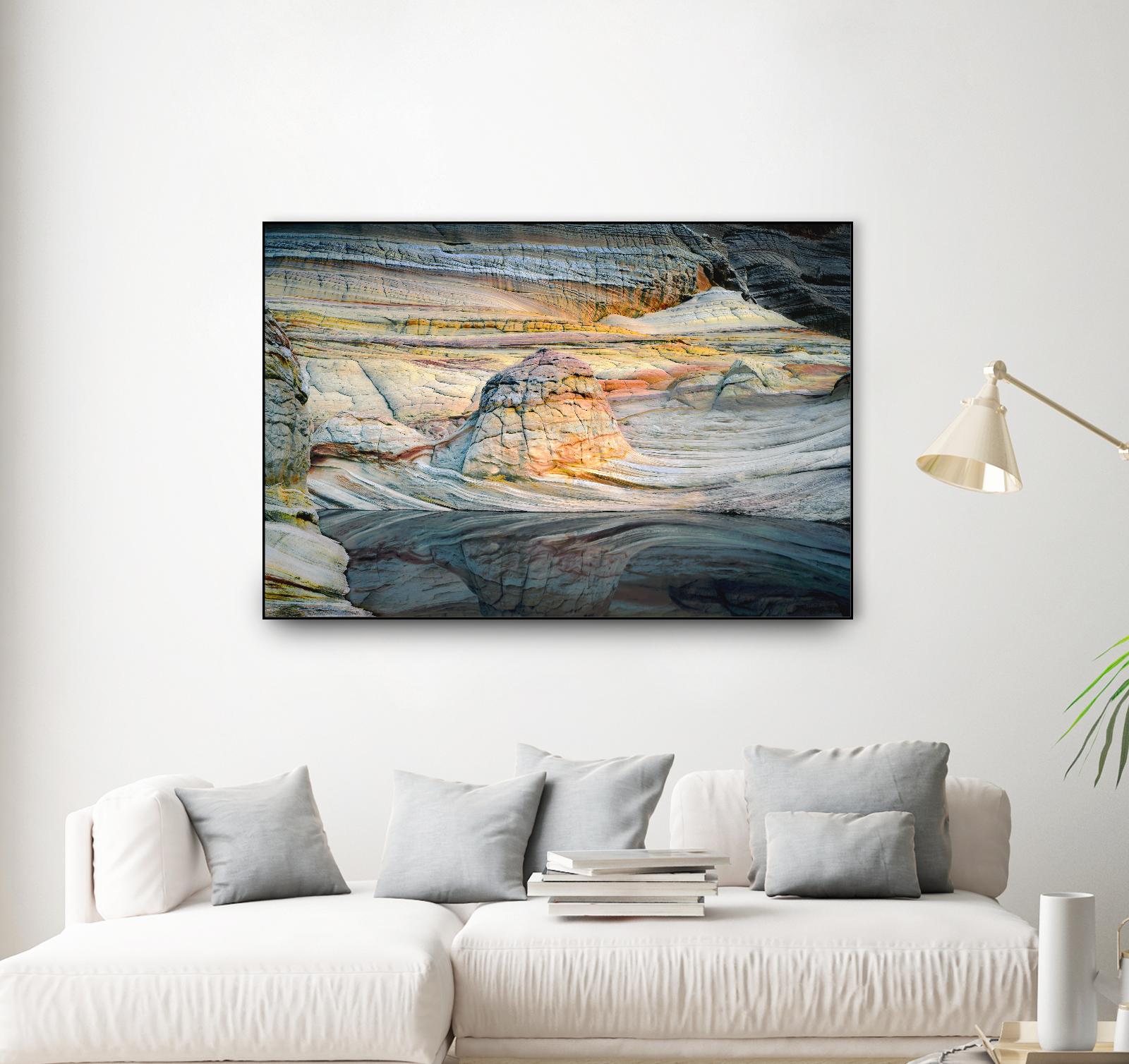 Coyotte Bluffs 1 by Robert Hansen on GIANT ART - grey landscape