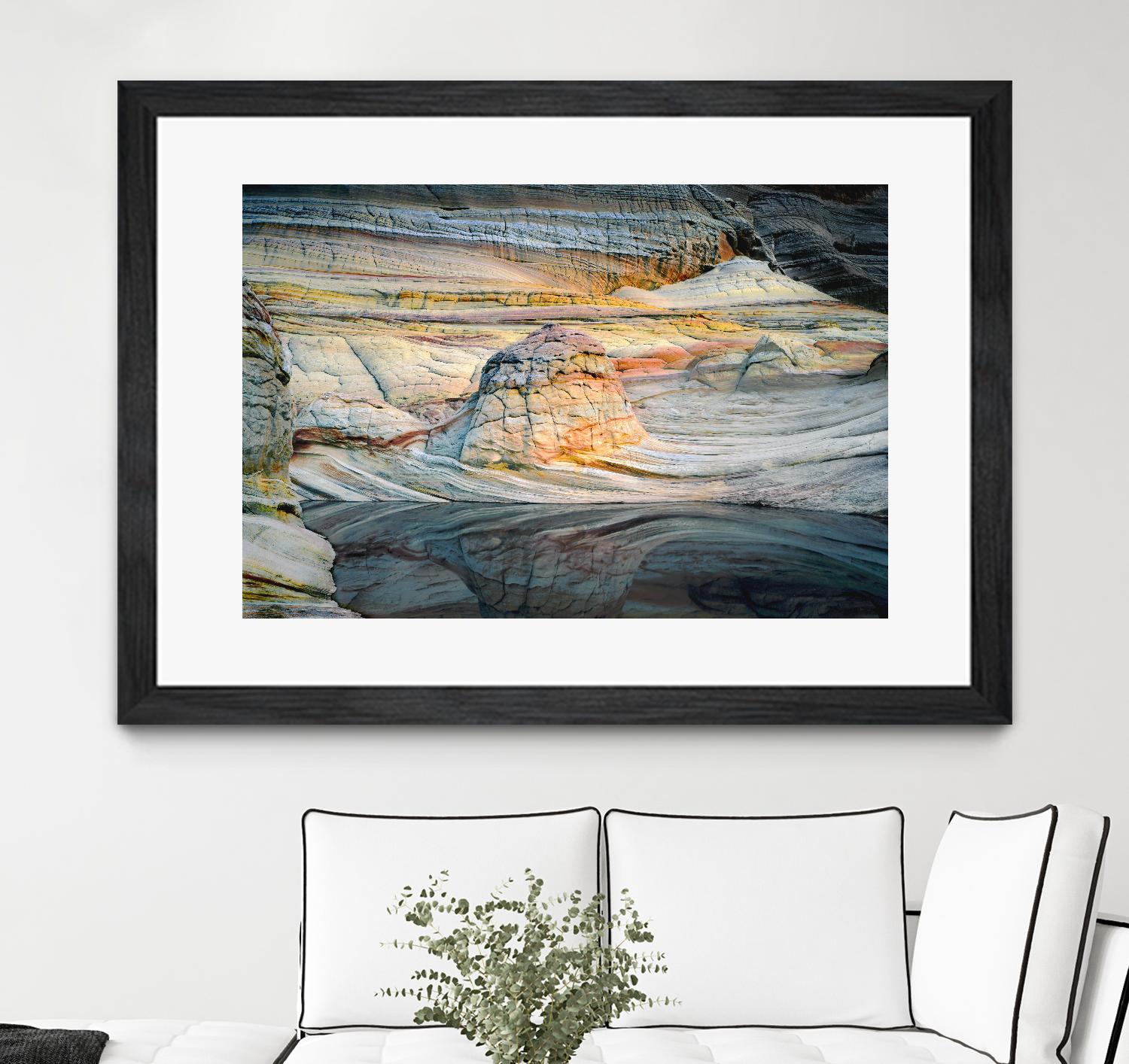 Coyotte Bluffs 1 by Robert Hansen on GIANT ART - orange landscape