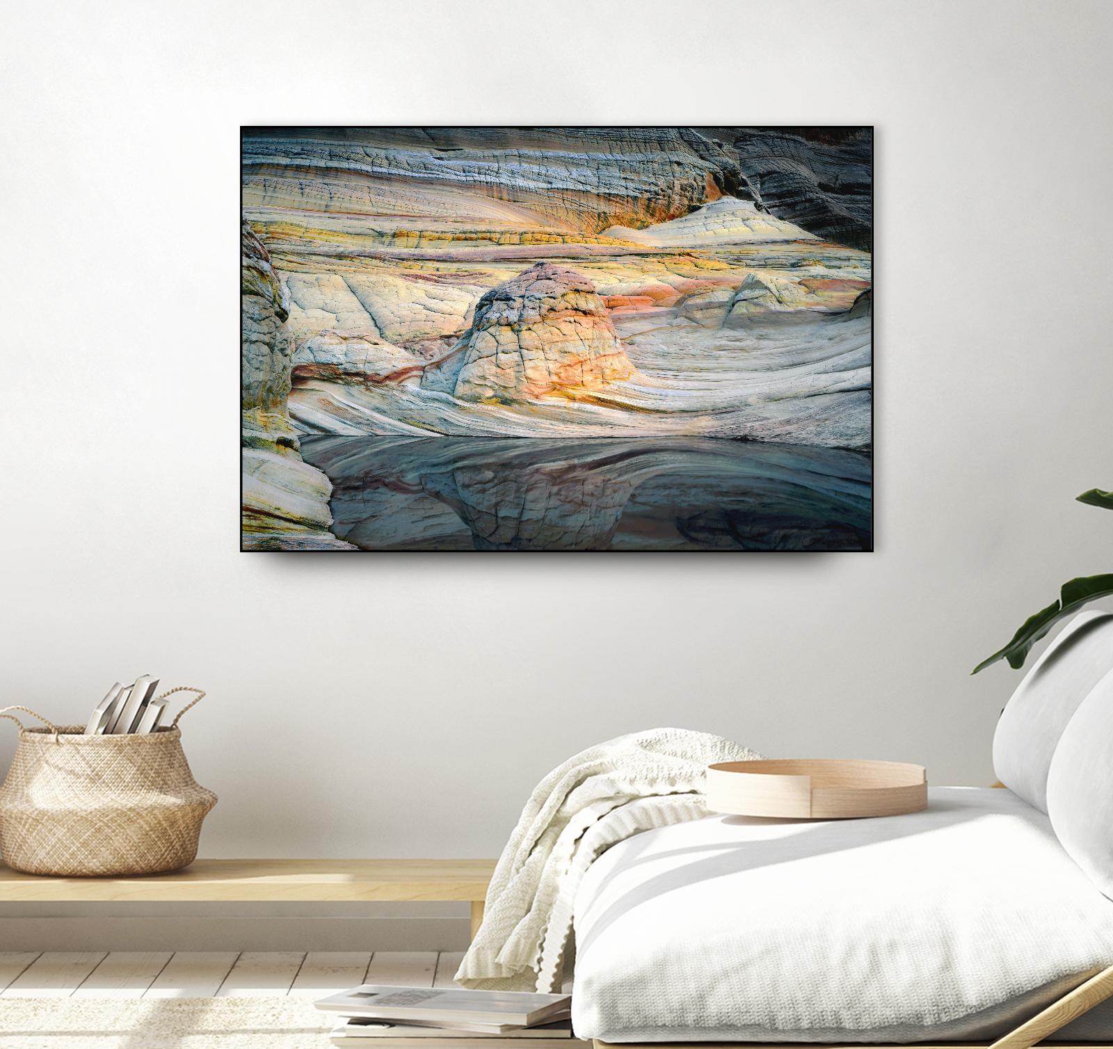 Coyotte Bluffs 1 by Robert Hansen on GIANT ART - grey landscape