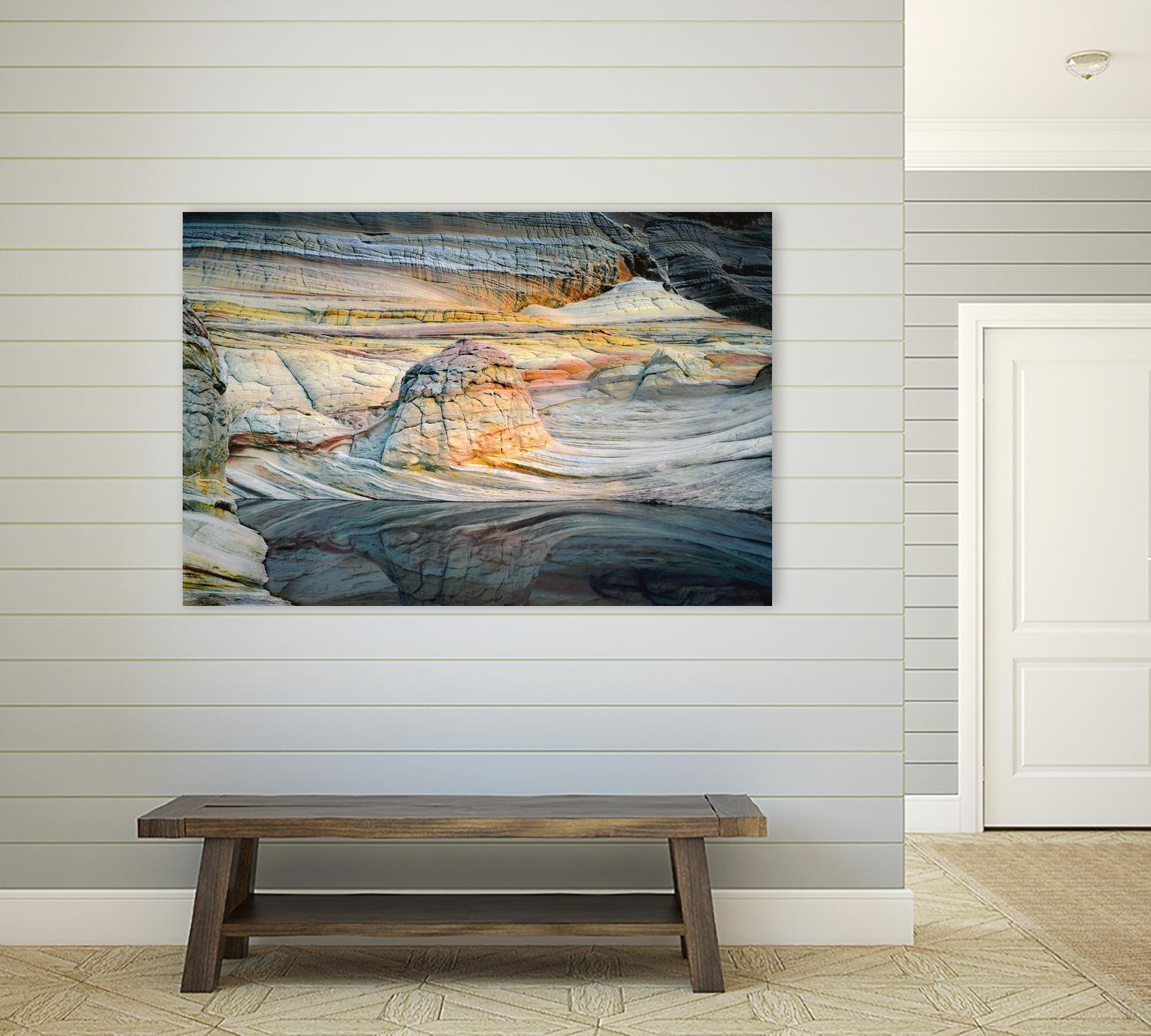Coyotte Bluffs 1 by Robert Hansen on GIANT ART - orange landscape