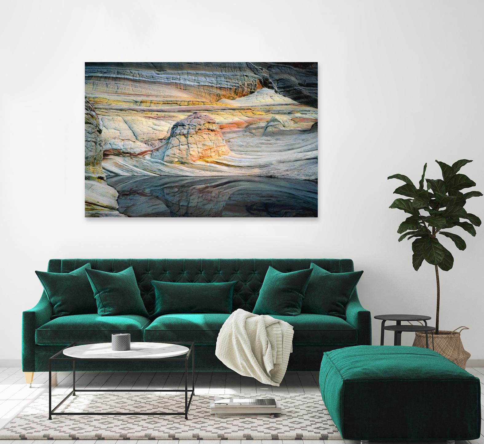 Coyotte Bluffs 1 by Robert Hansen on GIANT ART - orange landscape