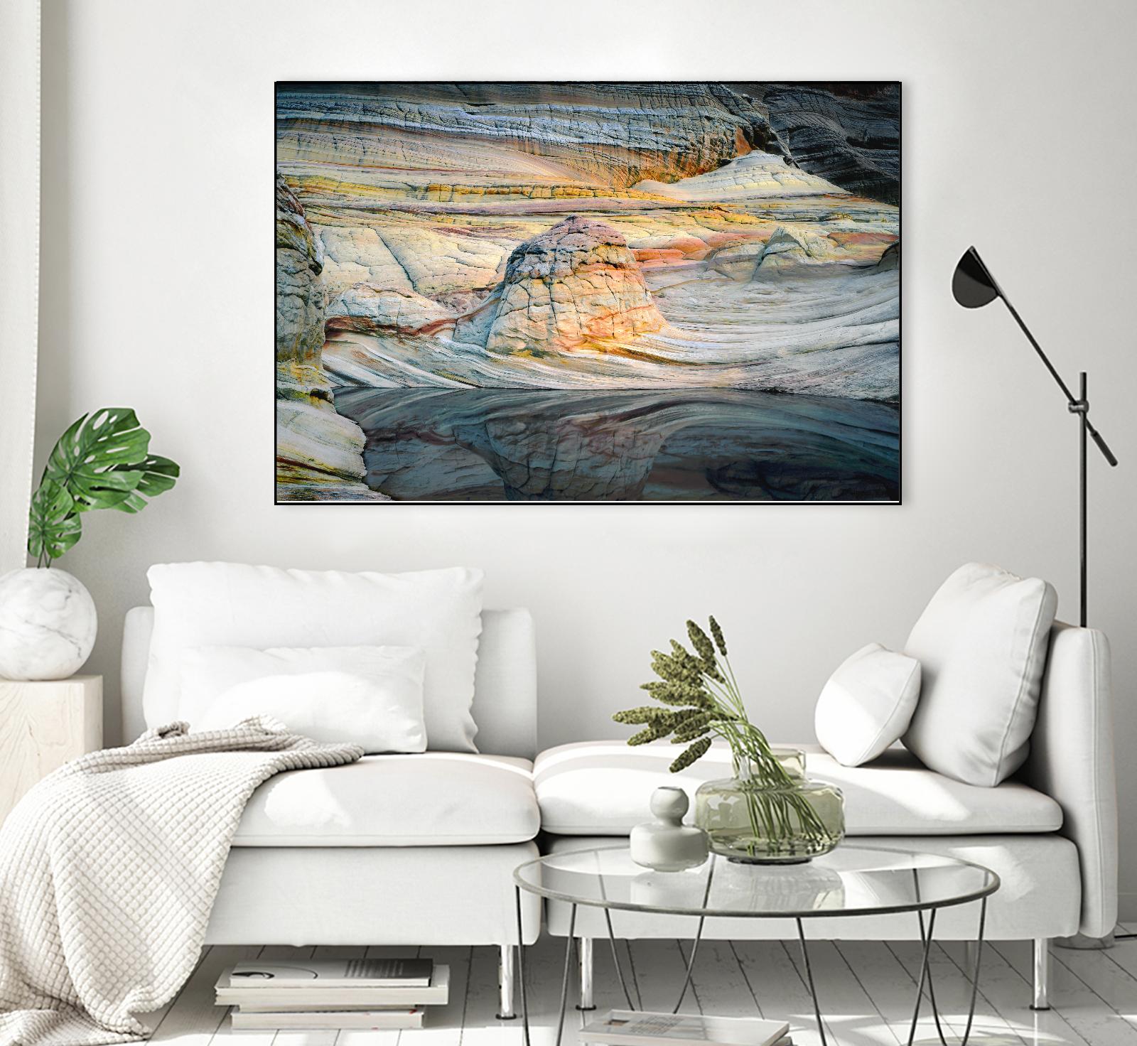 Coyotte Bluffs 1 by Robert Hansen on GIANT ART - grey landscape