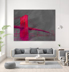 Brooklyn Bridge by THE Studio on GIANT ART - pink city scene