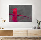 Brooklyn Bridge by THE Studio on GIANT ART - pink city scene