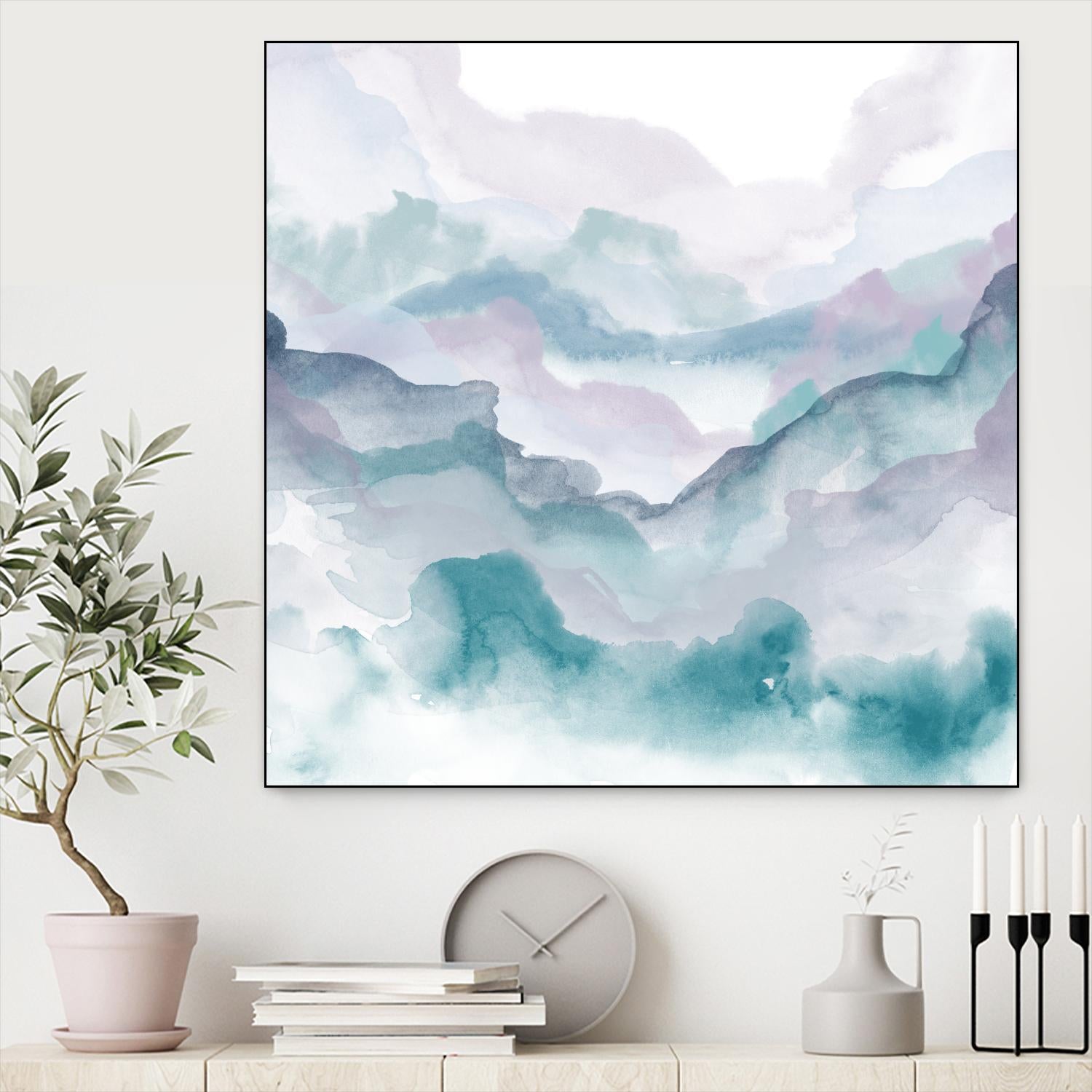 Interstellar J by JB Hall on GIANT ART - purple abstract