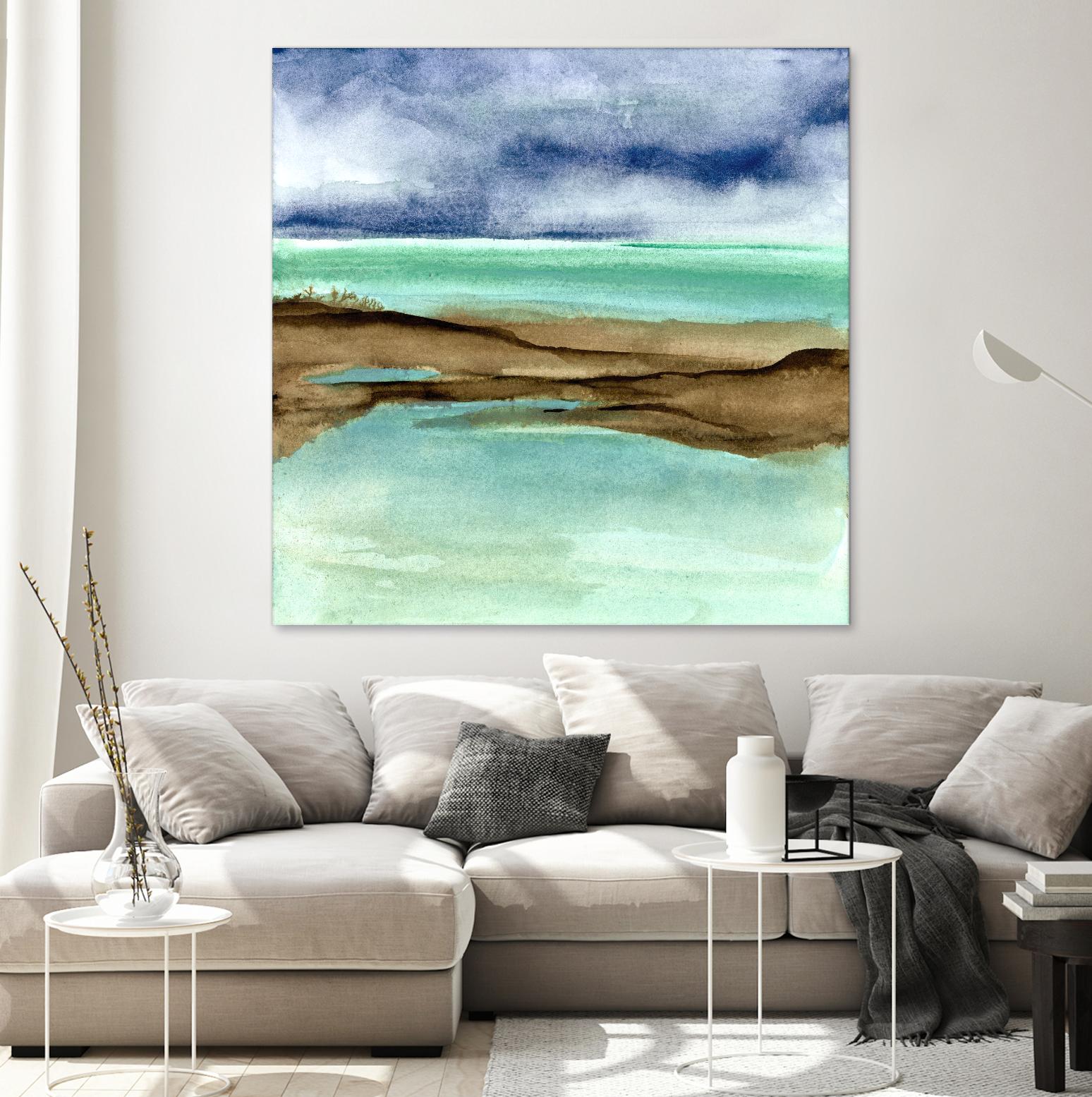 Shore V by Chris Paschke on GIANT ART - blue sea scene